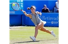 BIRMINGHAM, ENGLAND - JUNE 12:  Lauren Davis of the United States in action during Day Four of the Aegon Classic at Edgbaston Priory Club on June 12, 2014 in Birmingham, England.  (Photo by Paul Thomas/Getty Images)